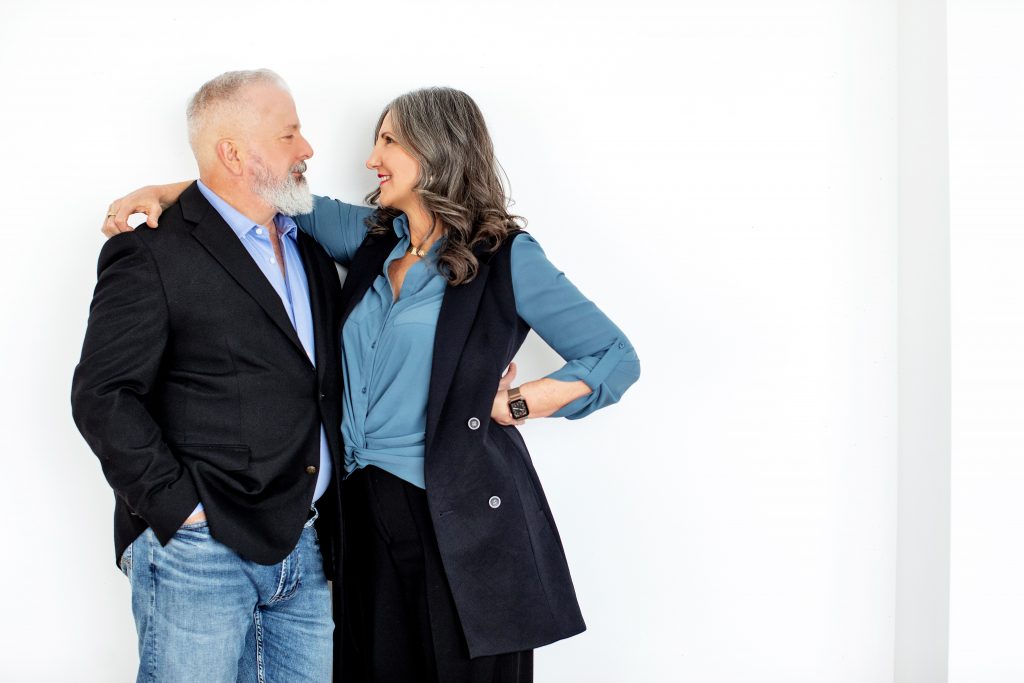 Dave and Susan Kenney engaging with the community at a local health and wellness event.